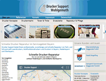 Tablet Screenshot of drucker-support.com